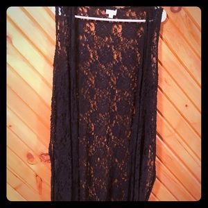 LulaRoe Medium Black Lace Joy.